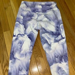Floral workout leggings